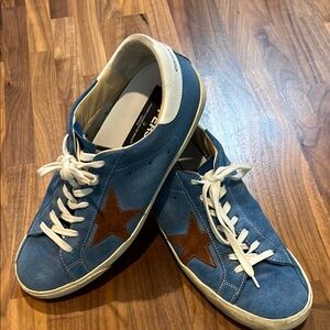 Golden Goose Blue Men's Shoes Size 43